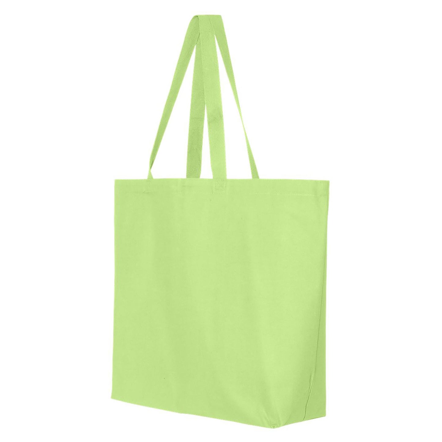 Black Tote Bag - Q-Tees - Durable Cotton Canvas