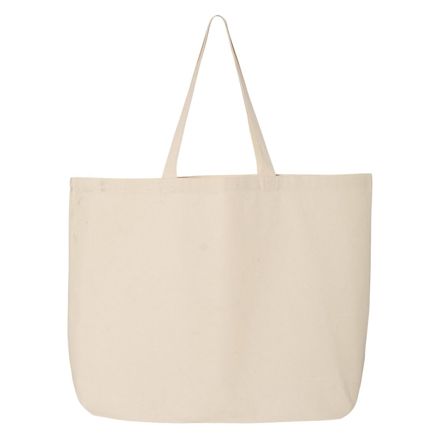 Black Tote Bag - Q-Tees - Durable Cotton Canvas