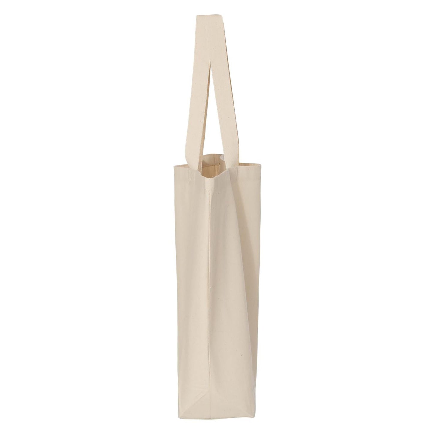 Black Tote Bag - Q-Tees - Durable Cotton Canvas