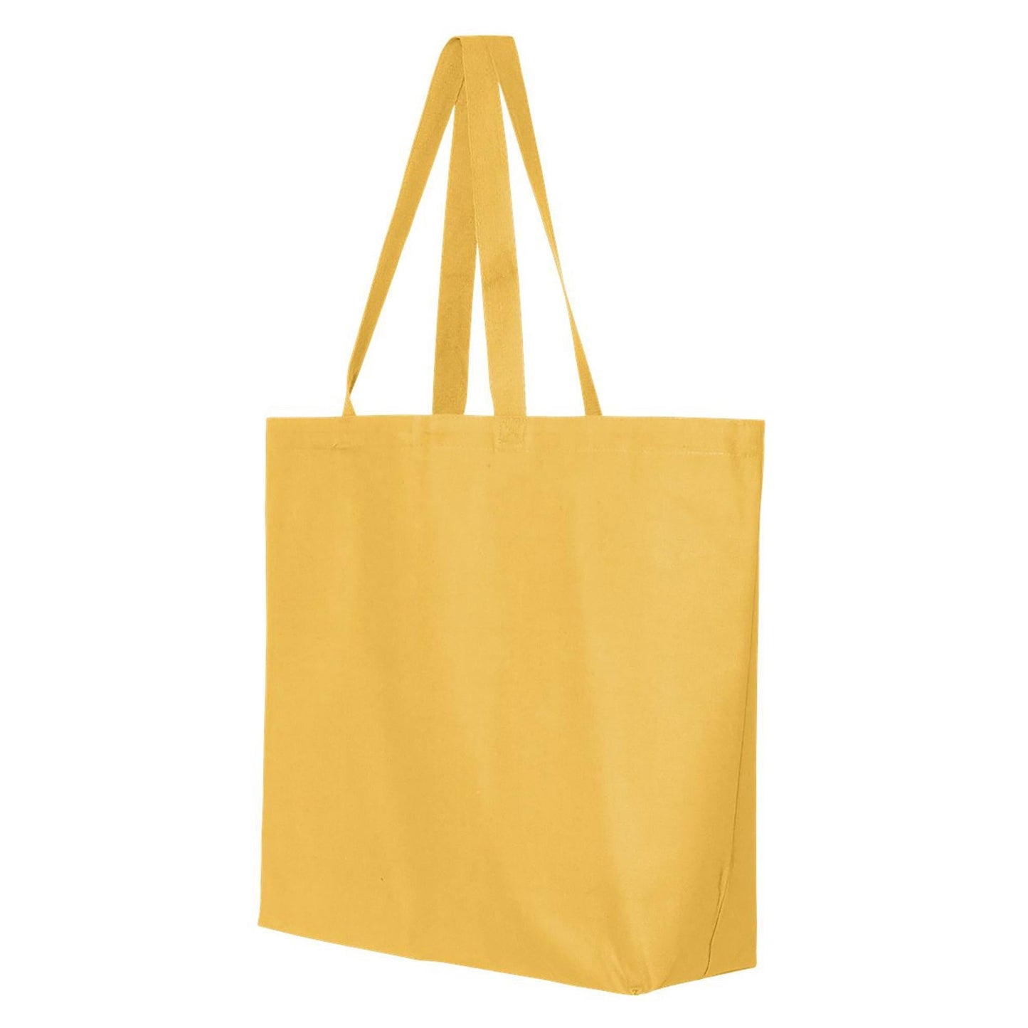 Black Tote Bag - Q-Tees - Durable Cotton Canvas