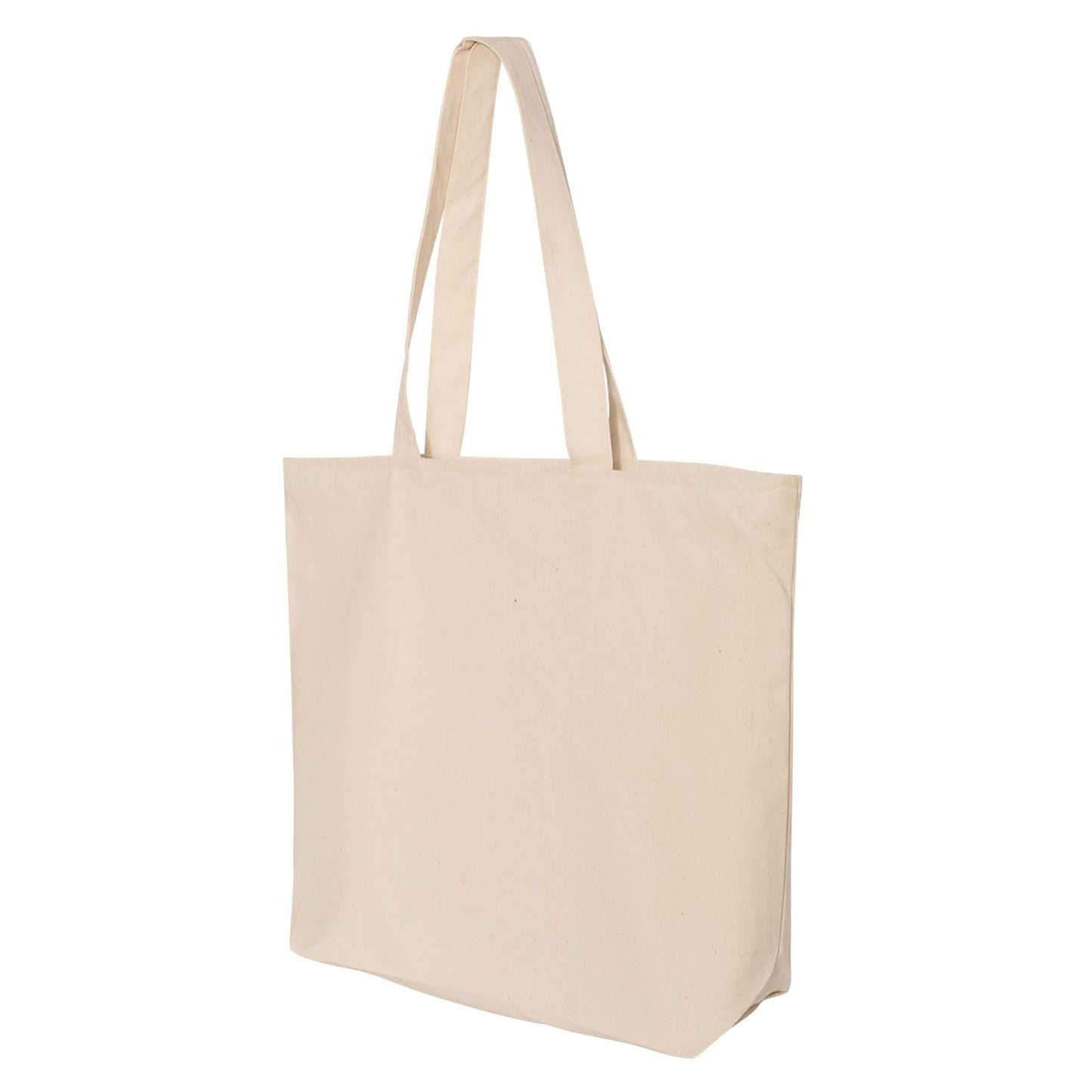 Black Tote Bags - Q-Tees - Heavy Cotton Canvas