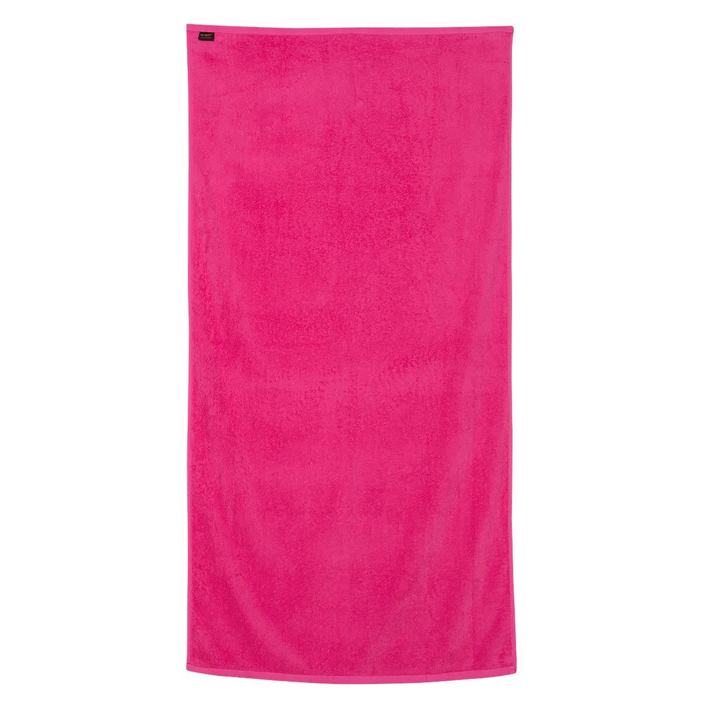 Black Velour Beach Towel - Q-Tees - Soft Cotton