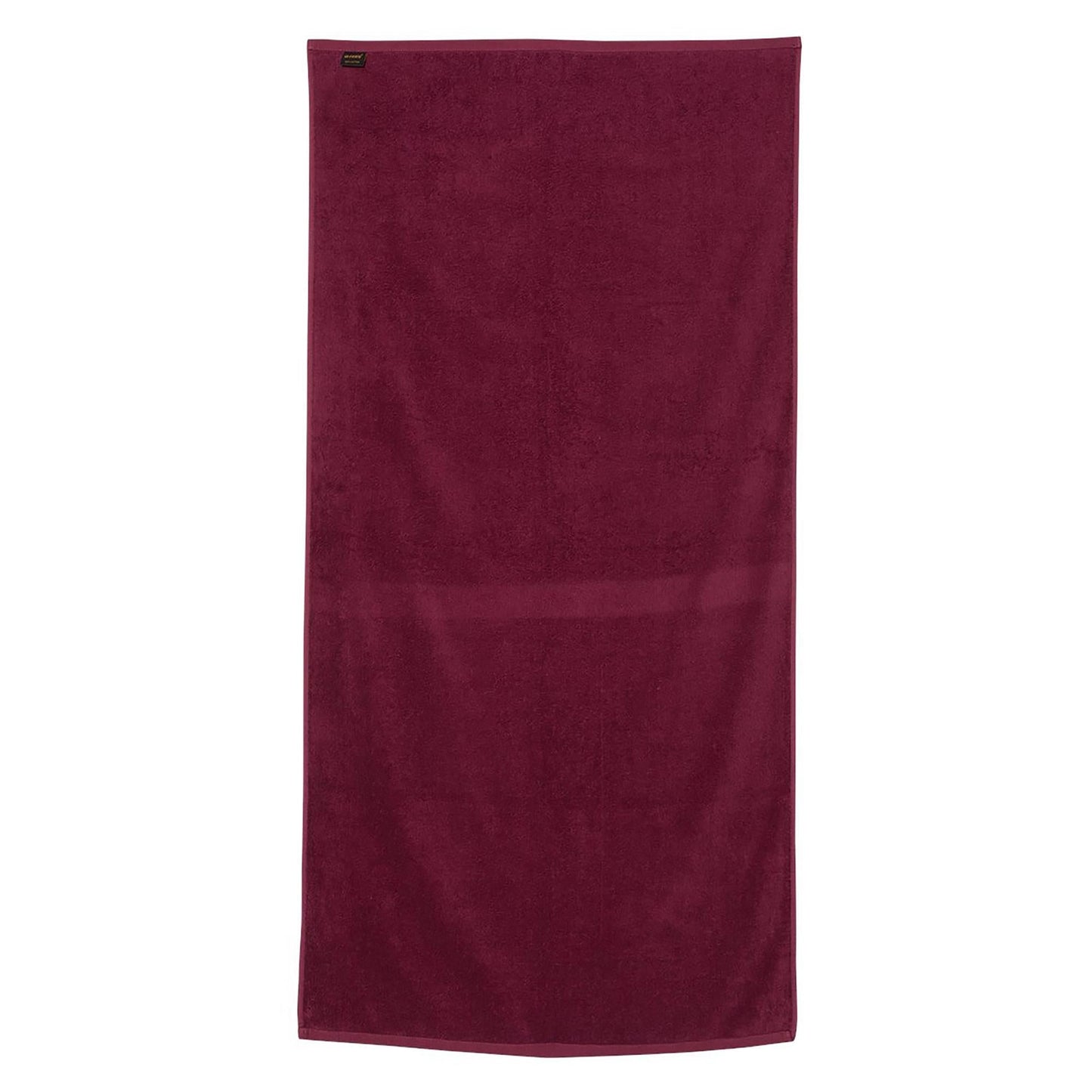 Black Velour Beach Towel - Q-Tees - Soft Cotton