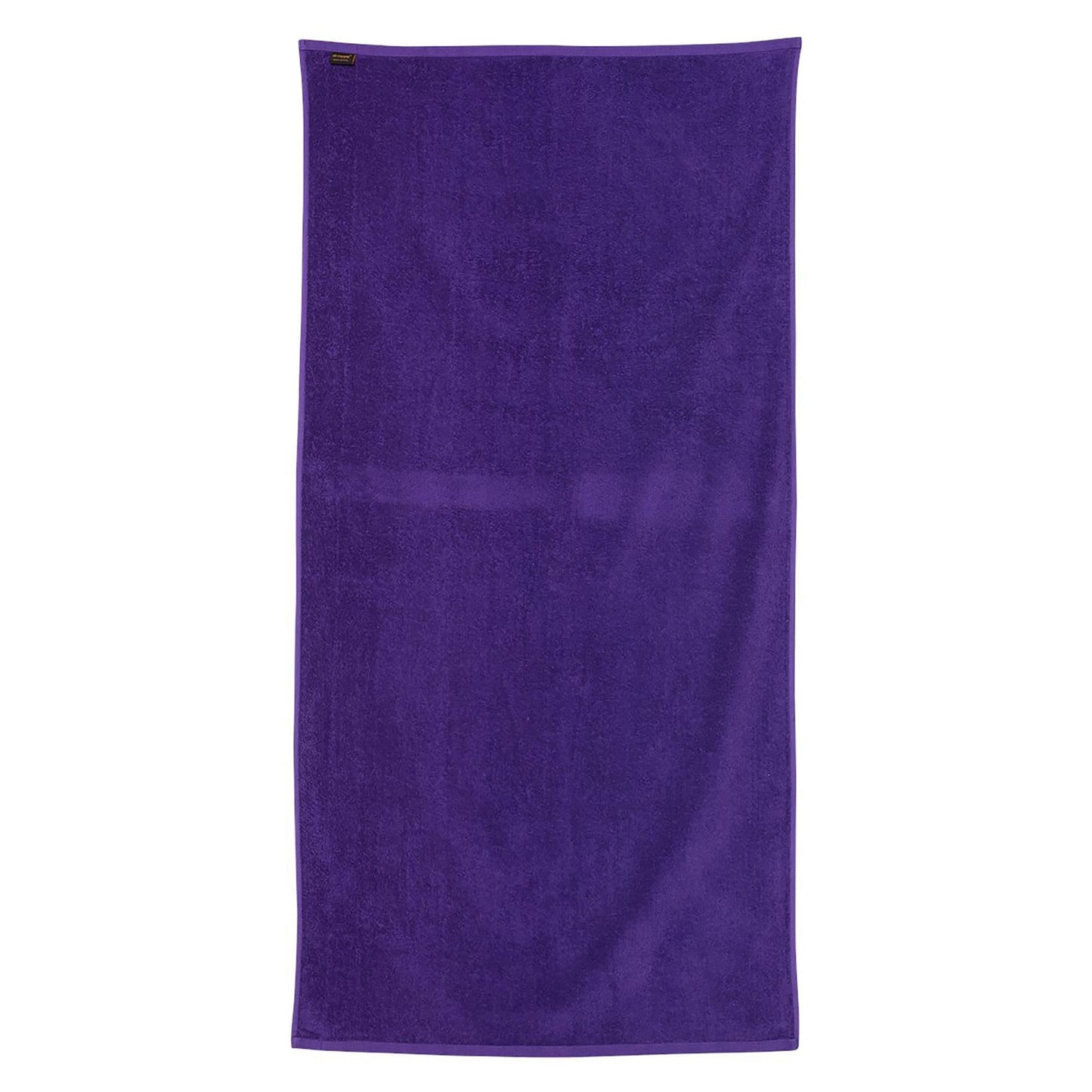 Black Velour Beach Towel - Q-Tees - Soft Cotton