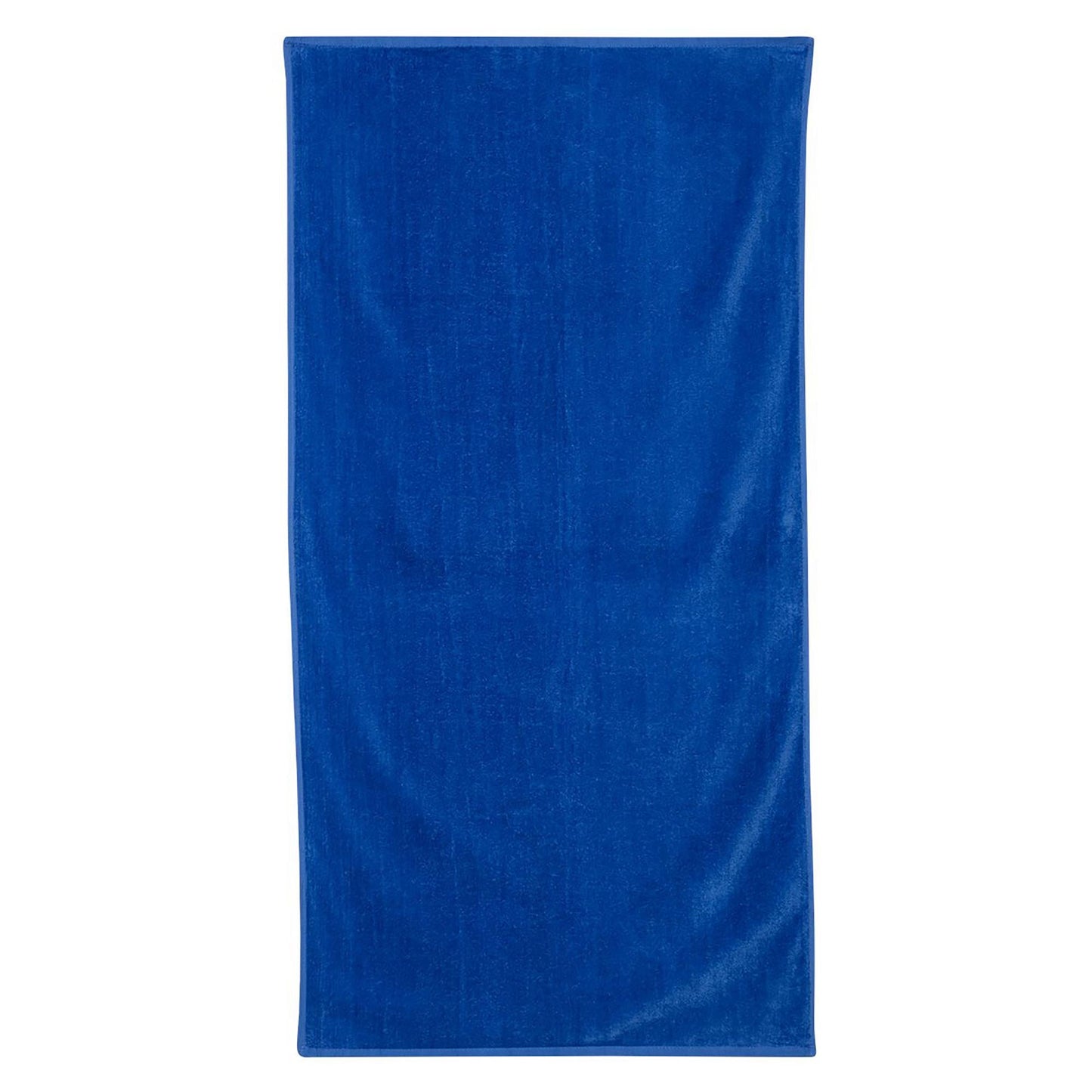 Black Velour Beach Towel - Q-Tees - Soft Cotton