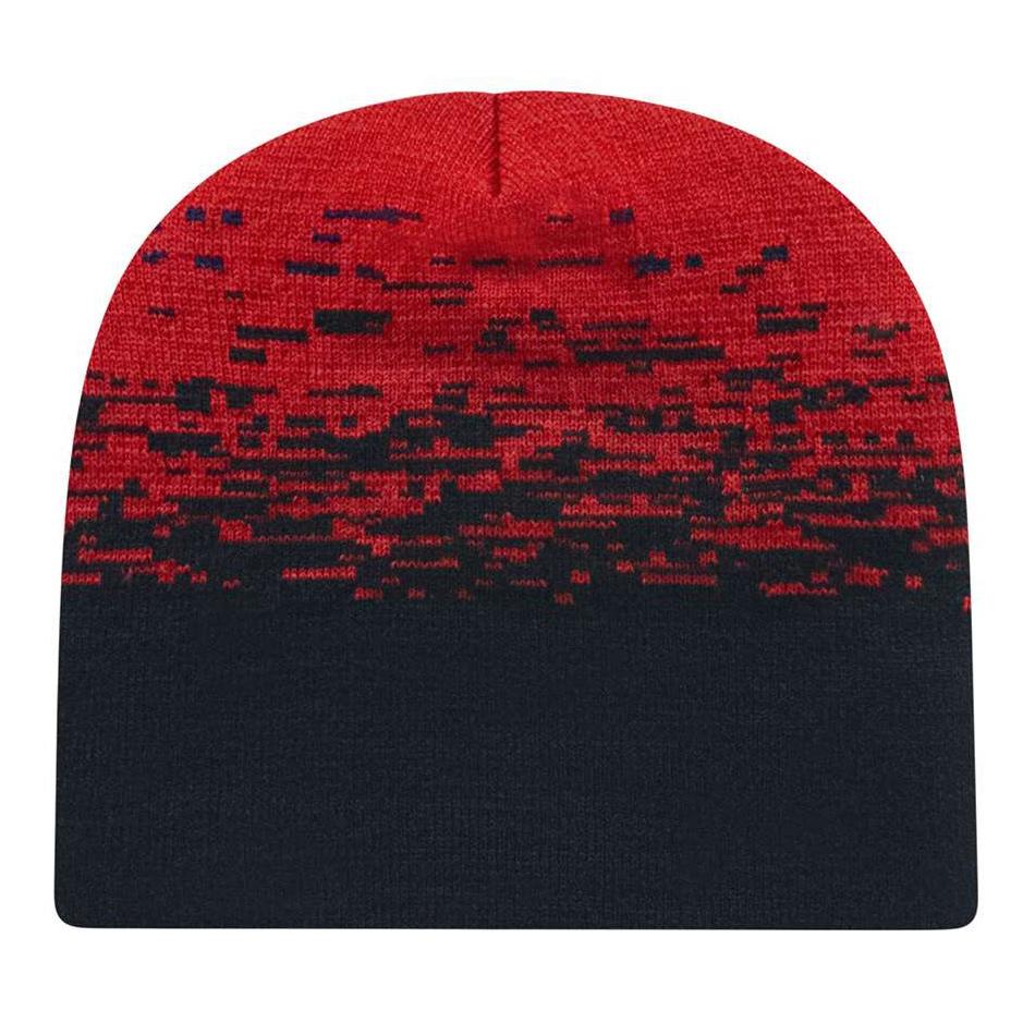 Black/True Red Beanie - Cap America - Knit Acrylic