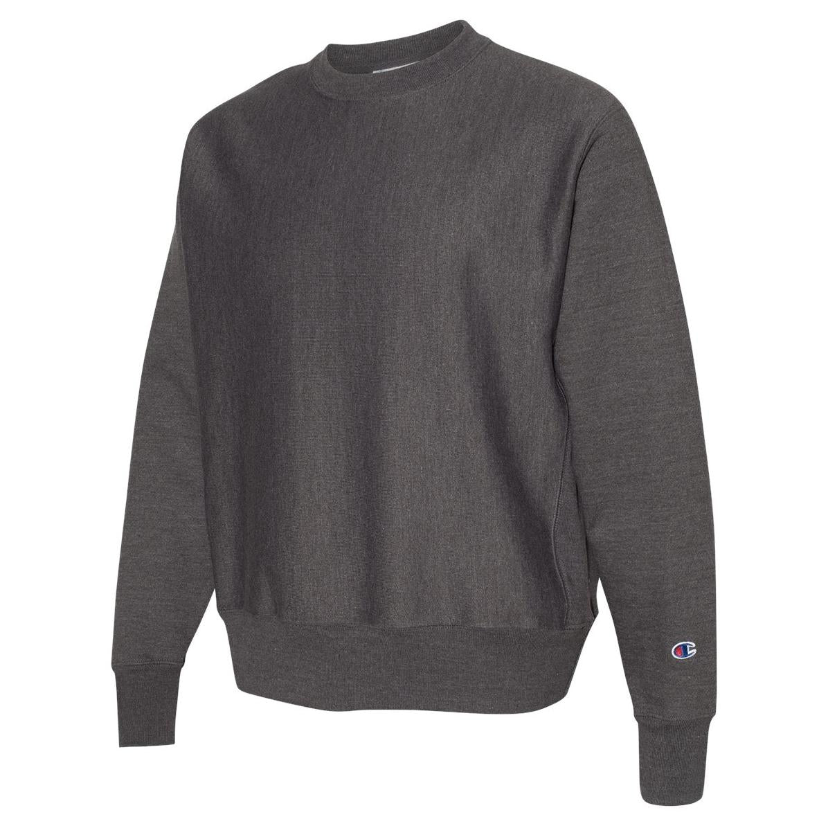 Black Sweatshirt - Champion - Reverse Weave Fabric