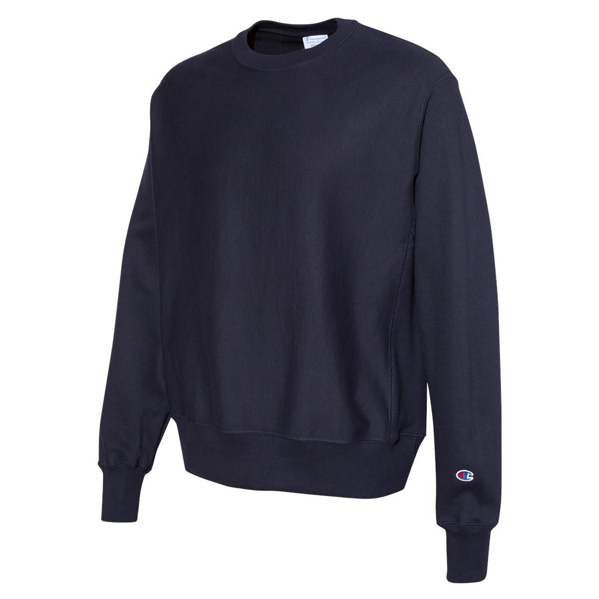Black Sweatshirt - Champion - Reverse Weave Fabric