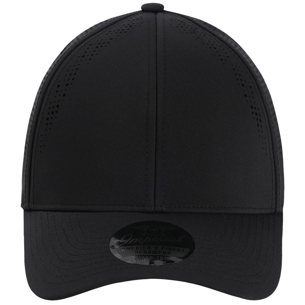 Black Performance Cap - Imperial - Moisture Management