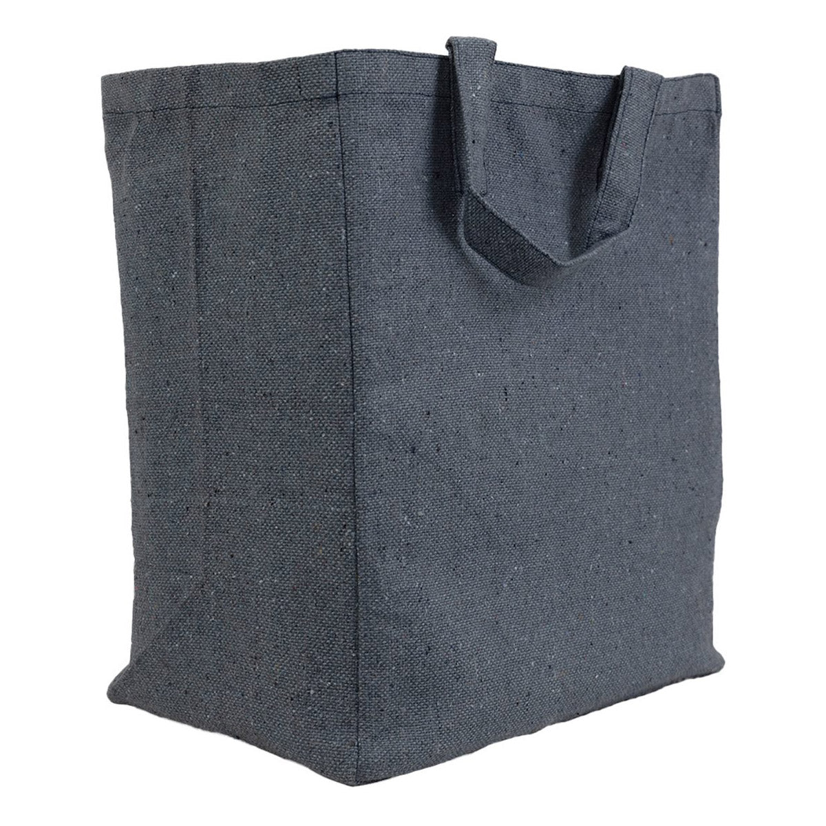 Black Tote Bags - Q-Tees - Recycled Canvas Material