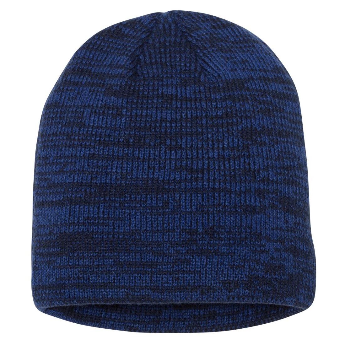 Black/Dark Grey Beanies - Sportsman - Marled Acrylic
