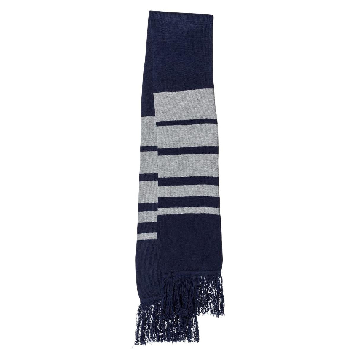 Black/Heather Grey Scarves - Sportsman - Cozy Knit