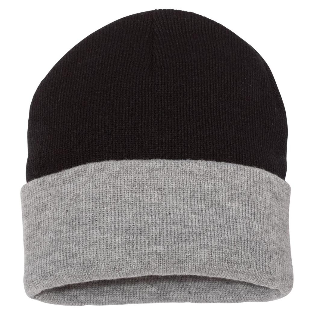 Black/Heather Beanies - Sportsman - Cozy Knit Beanie