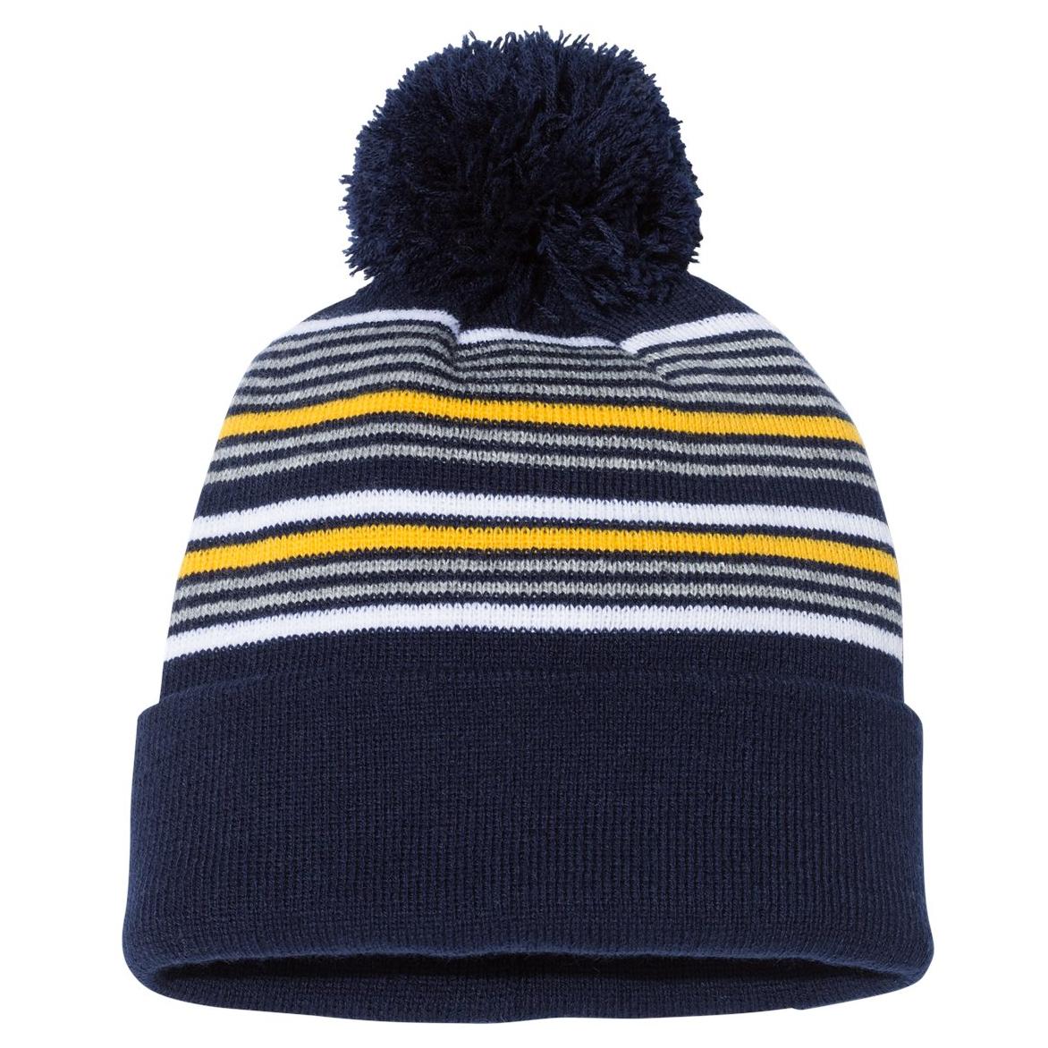 Black/White/Grey/Red Beanies - Sportsman - Stylish Knit