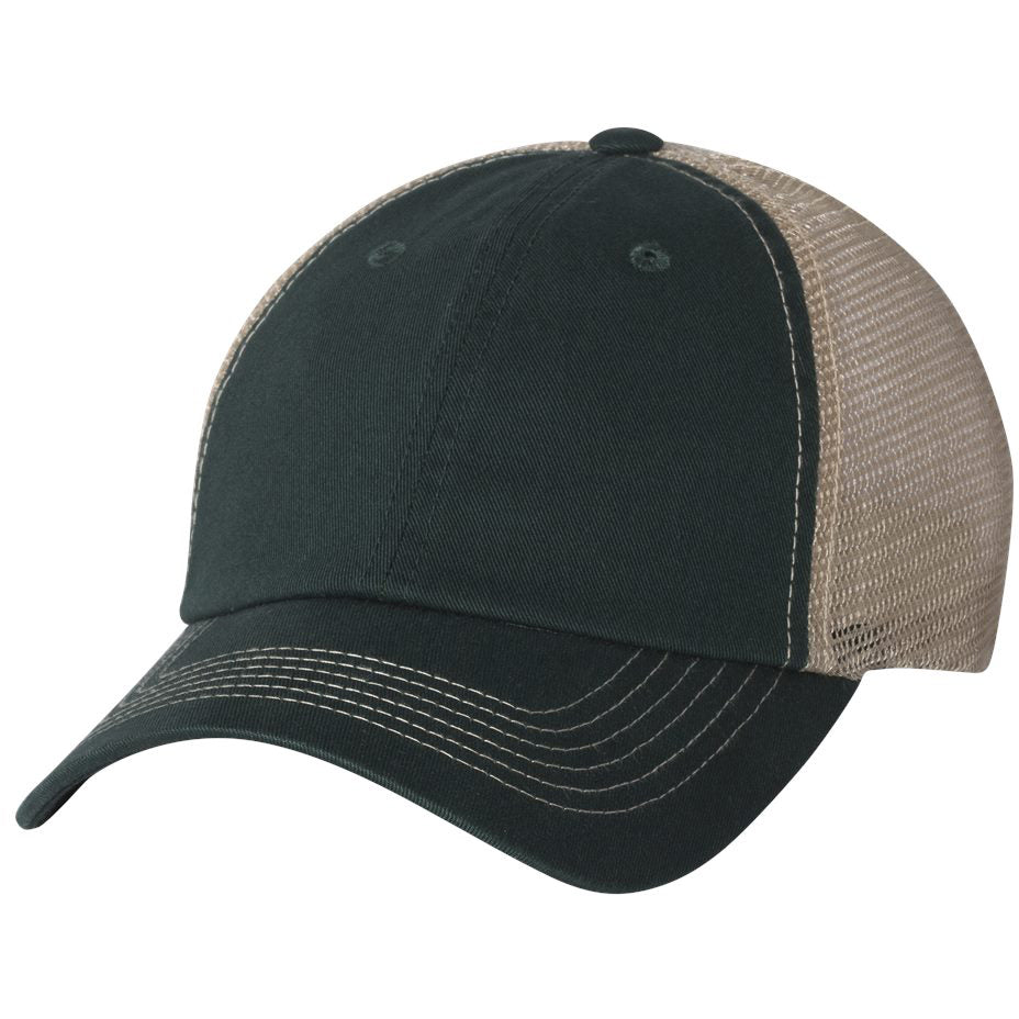 Grey/Black Ball Caps - Sportsman - Stylish Mesh Back