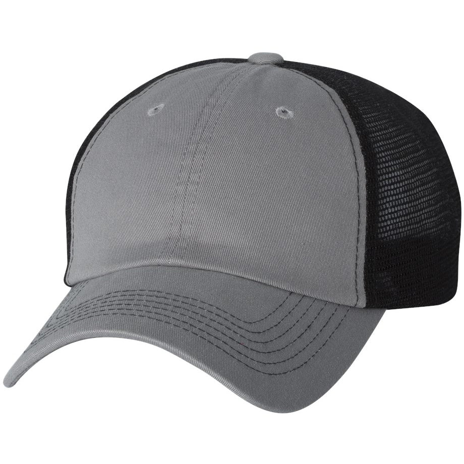 Grey/Black Ball Caps - Sportsman - Stylish Mesh Back
