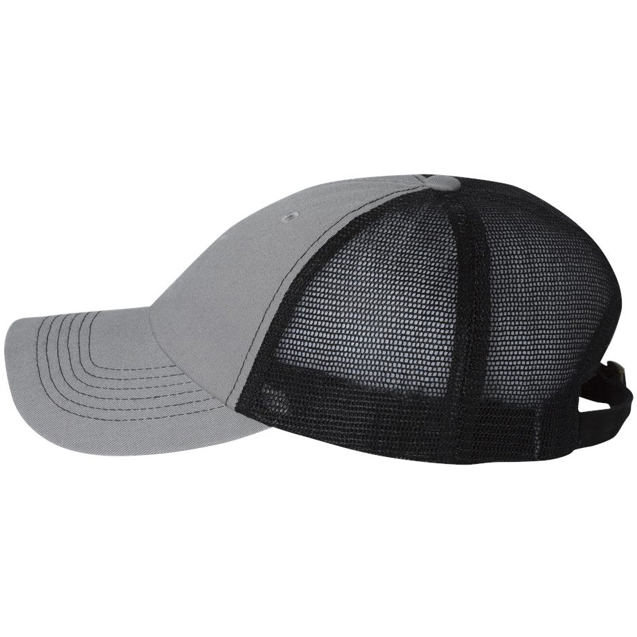 Grey/Black Ball Caps - Sportsman - Stylish Mesh Back