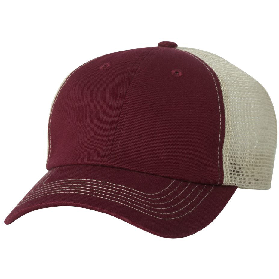 Grey/Black Ball Caps - Sportsman - Stylish Mesh Back