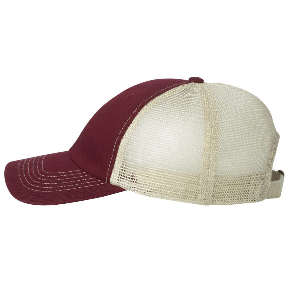 Grey/Black Ball Caps - Sportsman - Stylish Mesh Back