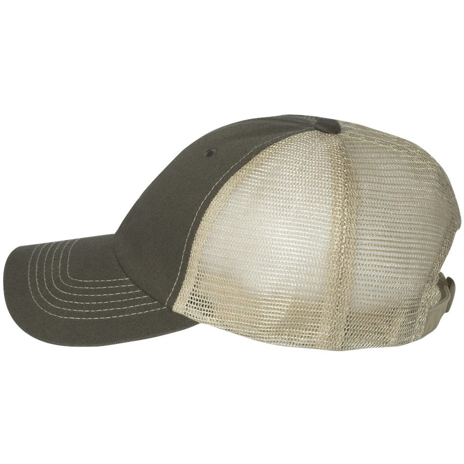 Grey/Black Ball Caps - Sportsman - Stylish Mesh Back