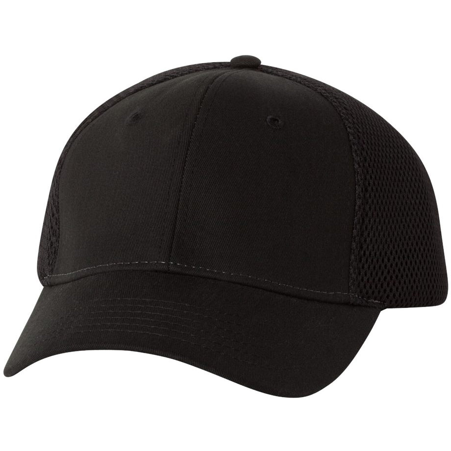 Black Ball Caps - Sportsman - Durable Mesh-Back
