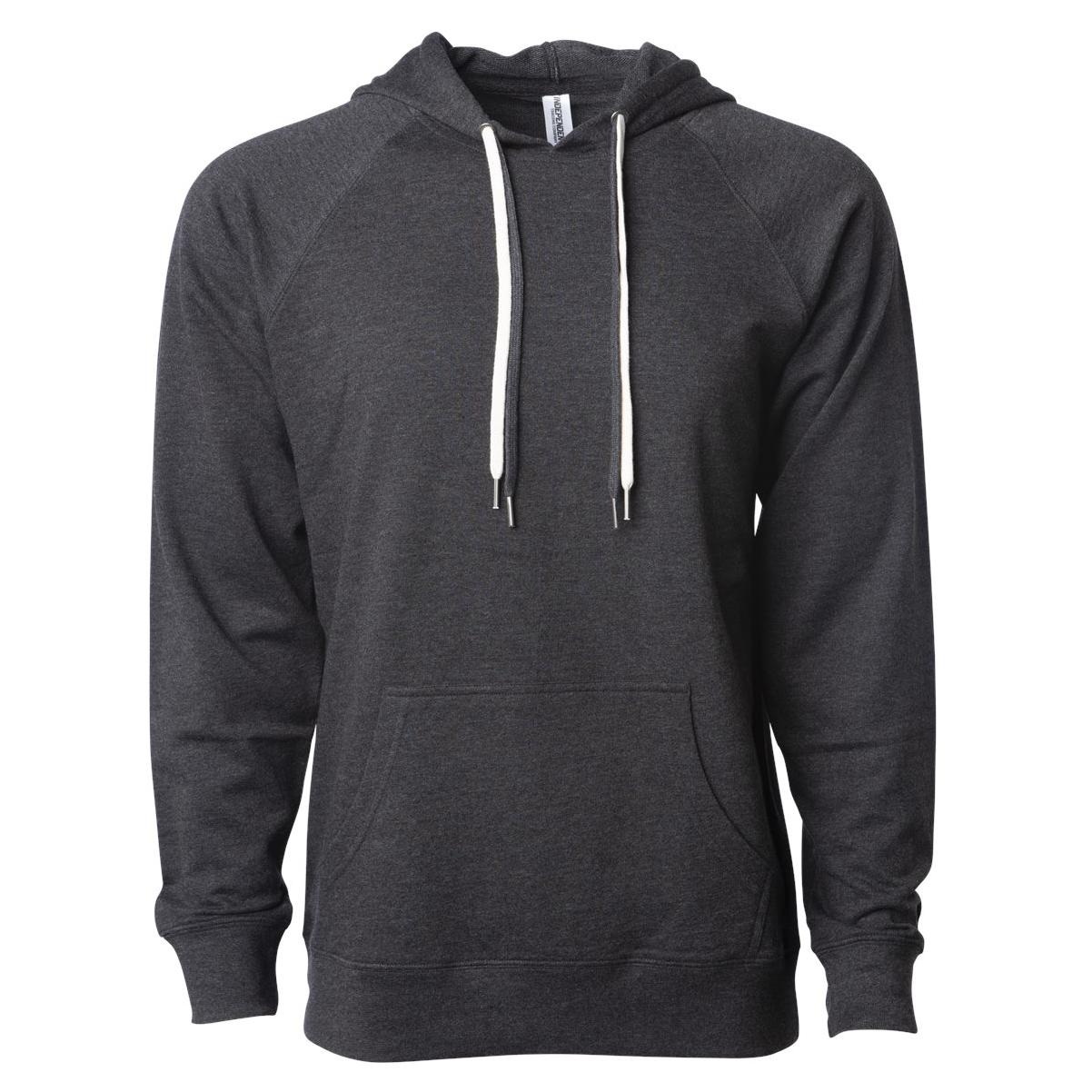 Black Lightweight Sweatshirt - Independent Trading Co. - Cozy Wear