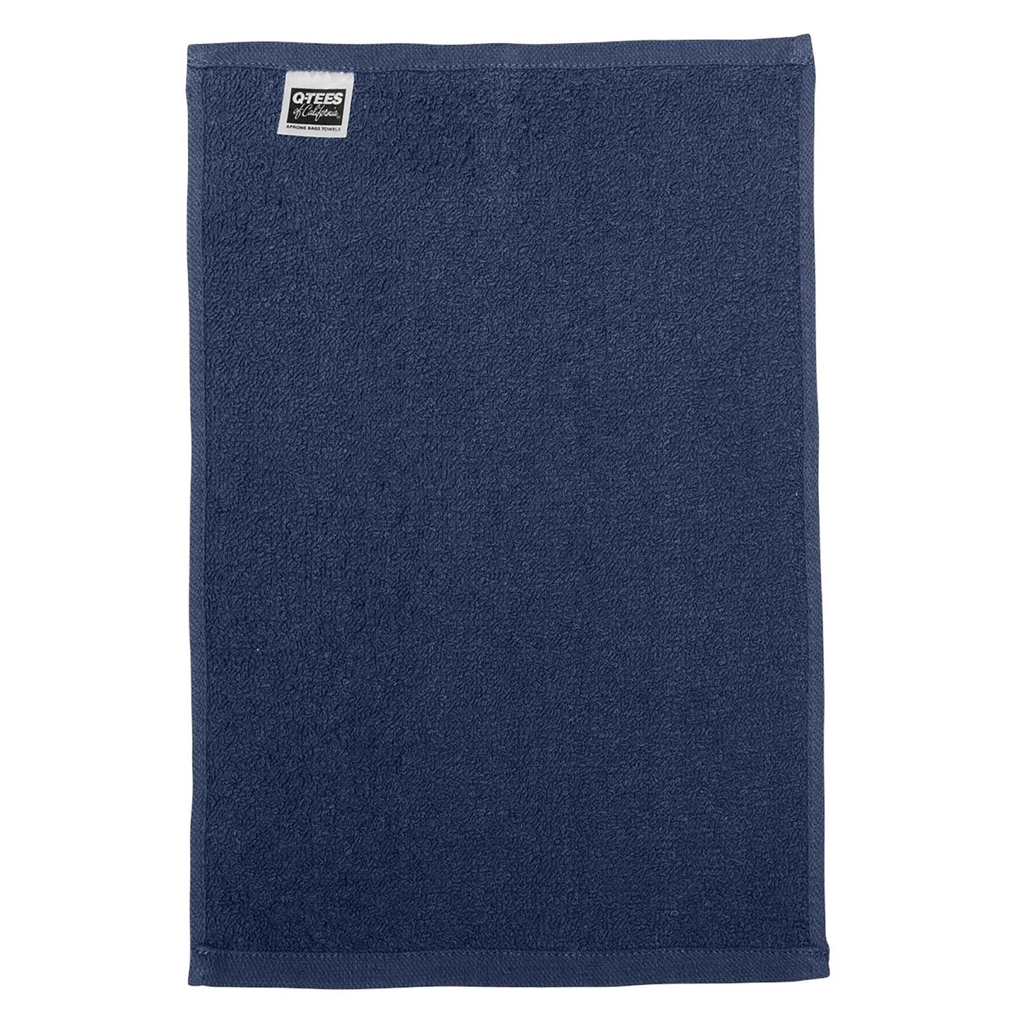 Black Rally Towels - Q-Tees - 100 Percent Cotton