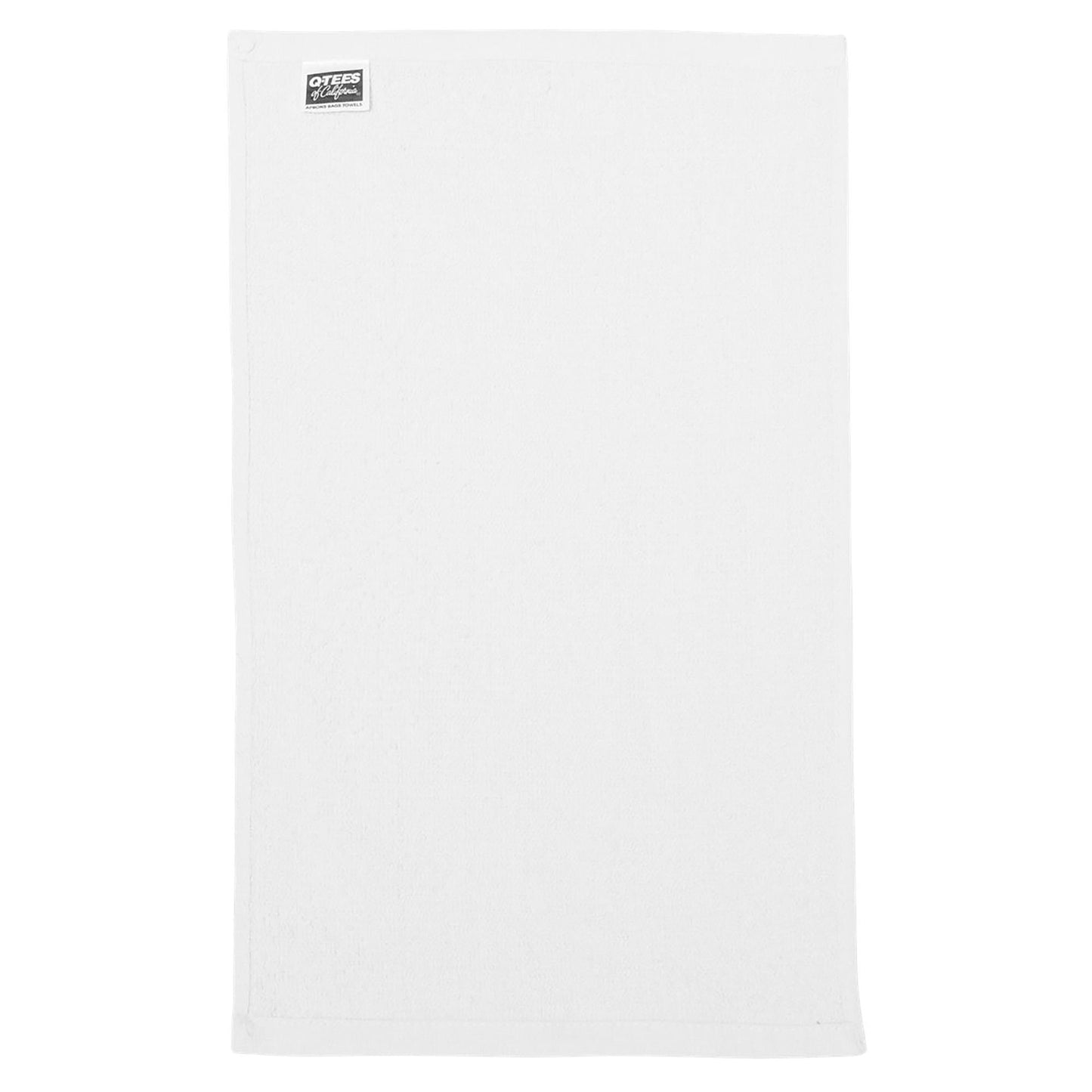 Black Rally Towels - Q-Tees - 100 Percent Cotton