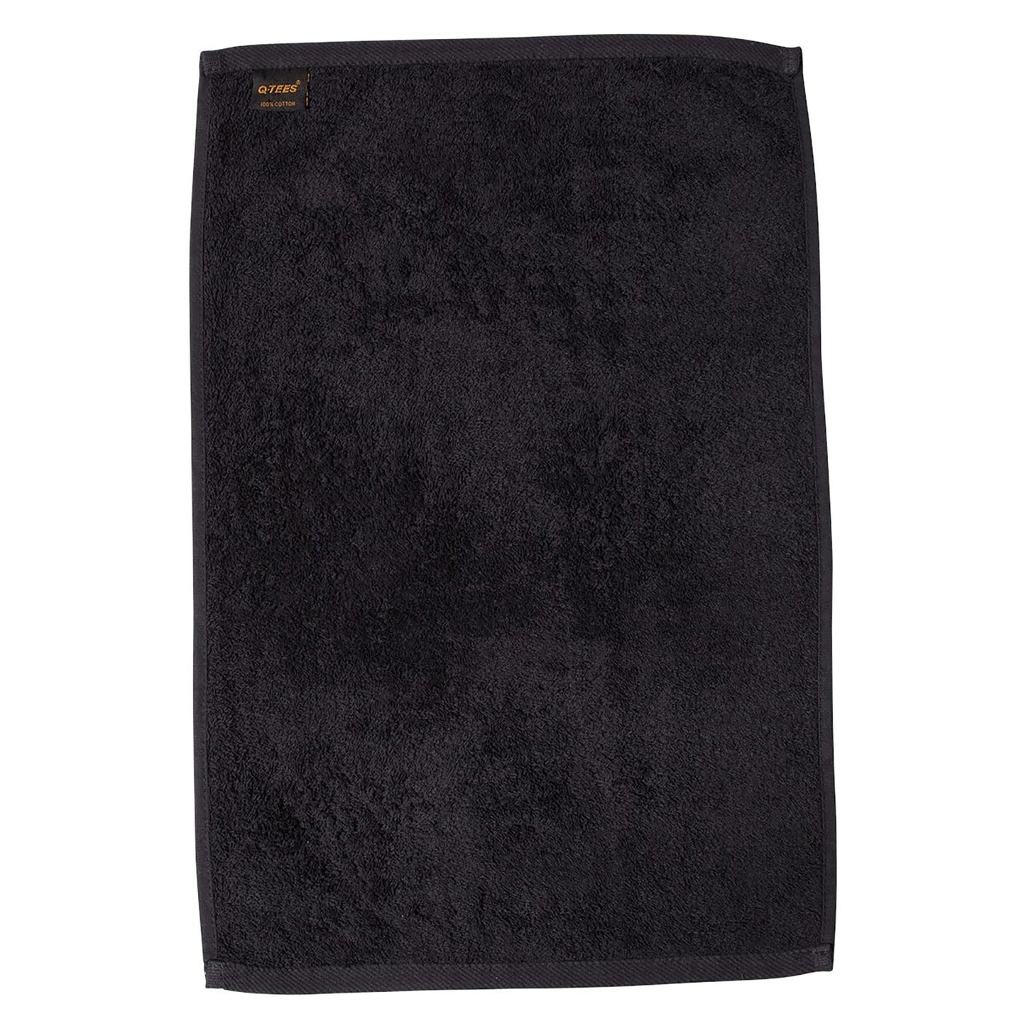 Black Hand Towels - Q-Tees - Soft Cotton Fabric