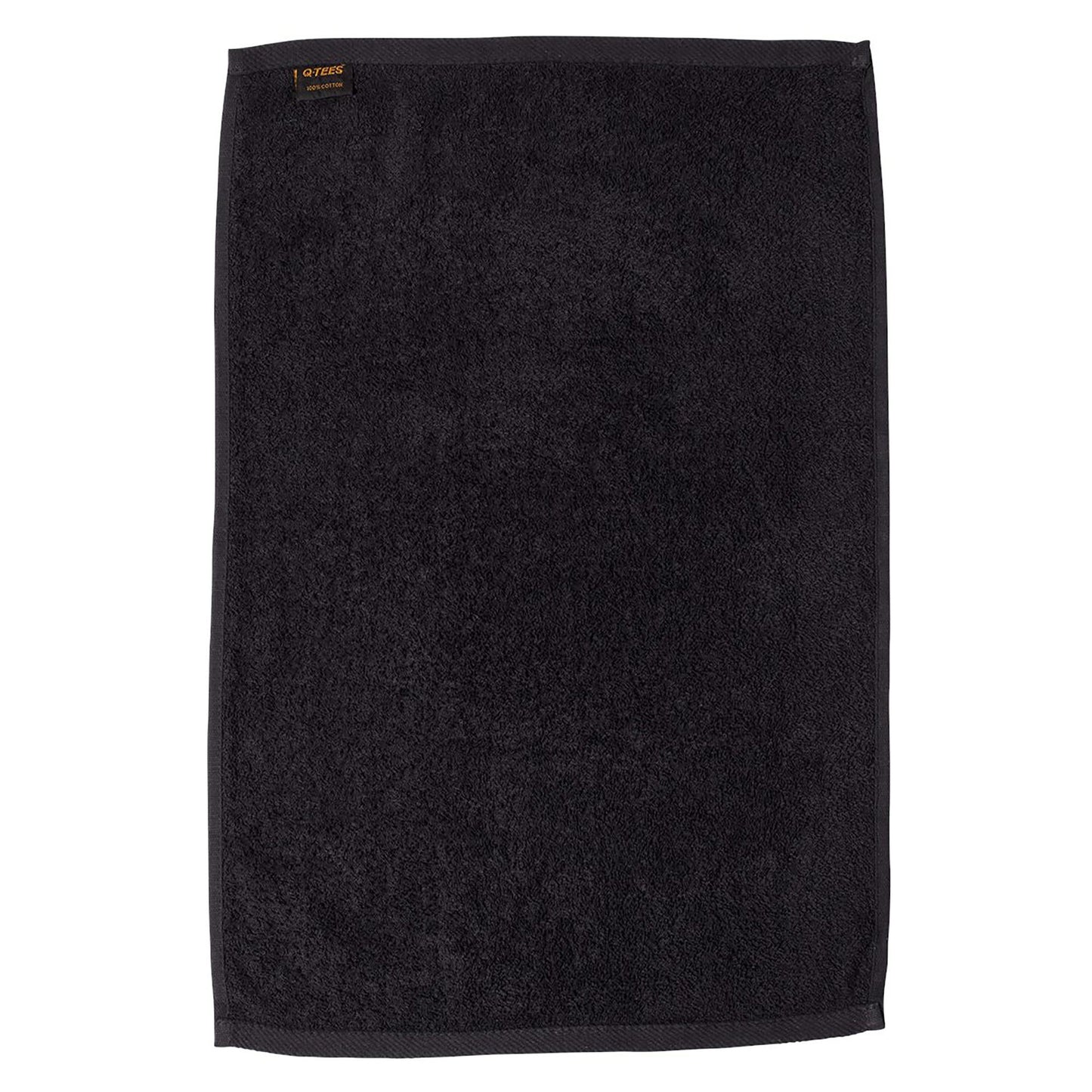 Black Hand Towels - Q-Tees - Deluxe Cotton Absorbent
