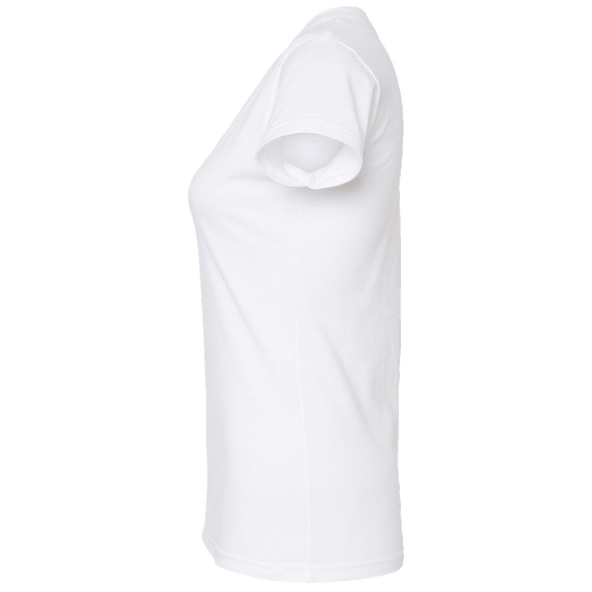 Black T-Shirts - Tultex - Slim Fit V-Neck Jersey - Casual Wear