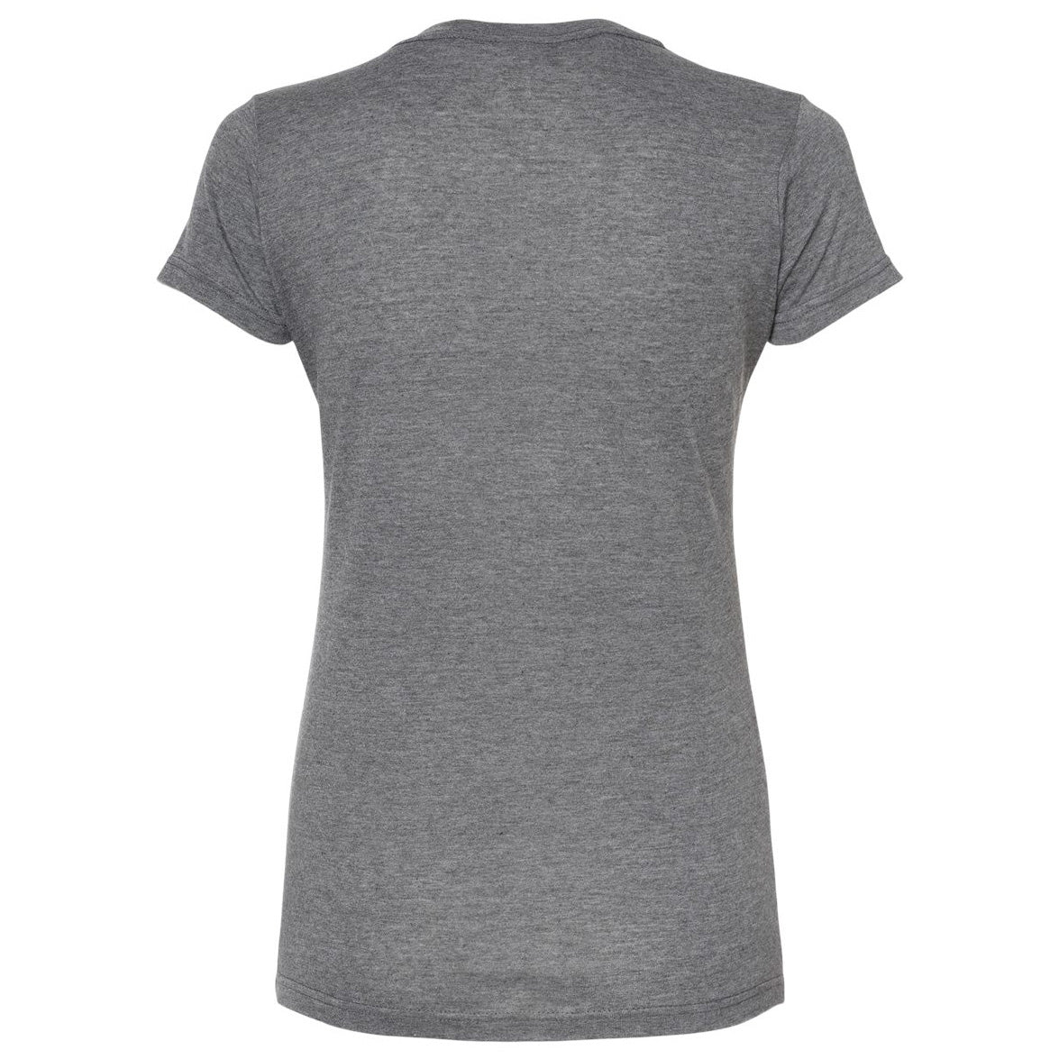 Black T-Shirts - Tultex - Slim Fit Polyester Blend