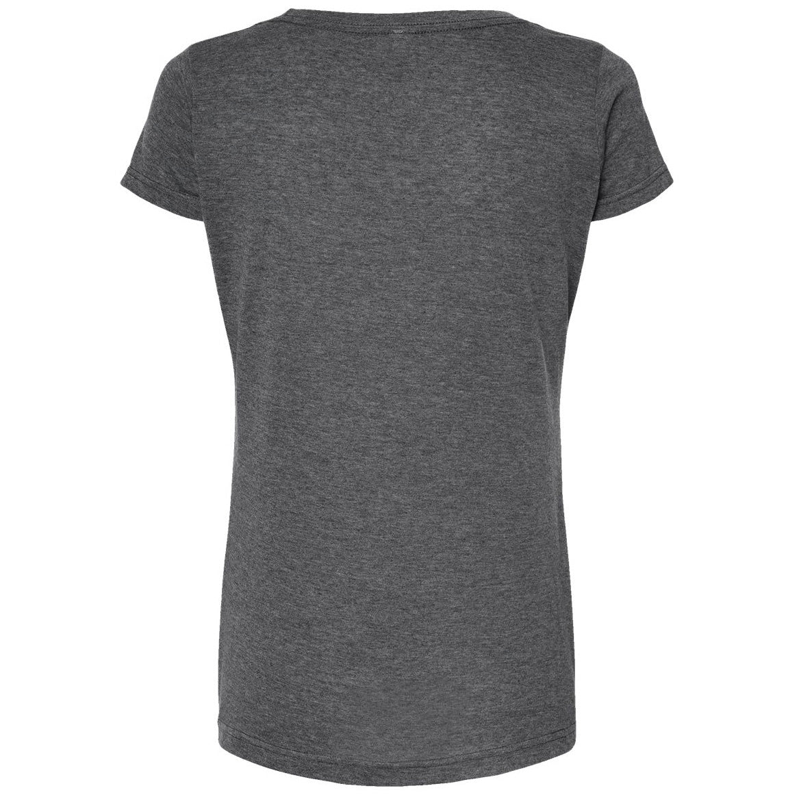 Black T-Shirts - Tultex - Women's Poly-Rich Scoop Neck