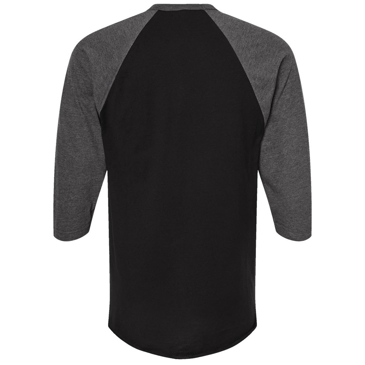 Black/Heather Charcoal T-Shirts - Tultex - Fine Jersey