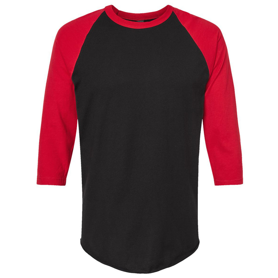 Black/Heather Charcoal T-Shirts - Tultex - Fine Jersey