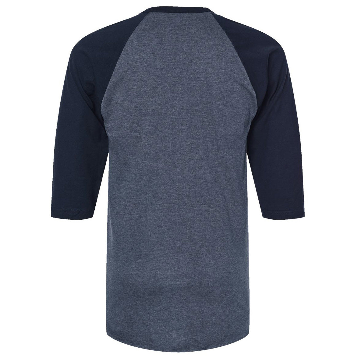 Black/Heather Charcoal T-Shirts - Tultex - Fine Jersey