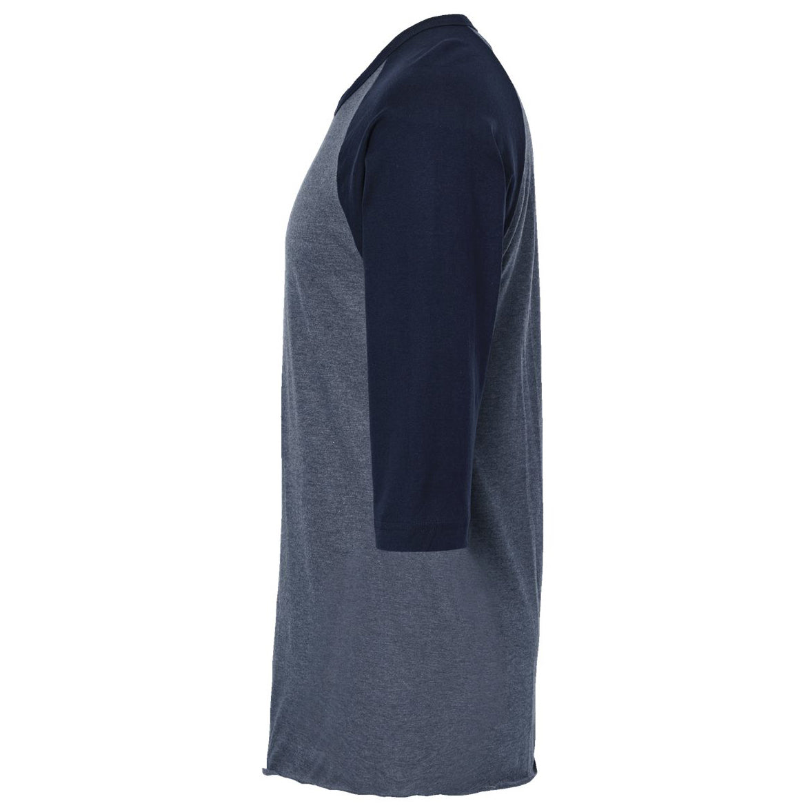 Black/Heather Charcoal T-Shirts - Tultex - Fine Jersey