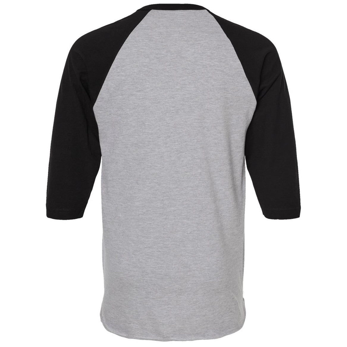 Black/Heather Charcoal T-Shirts - Tultex - Fine Jersey