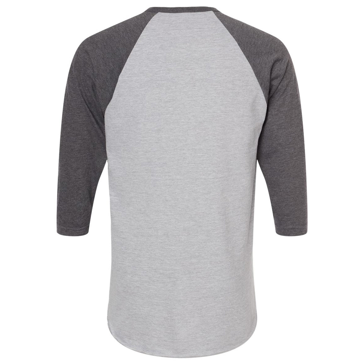 Black/Heather Charcoal T-Shirts - Tultex - Fine Jersey