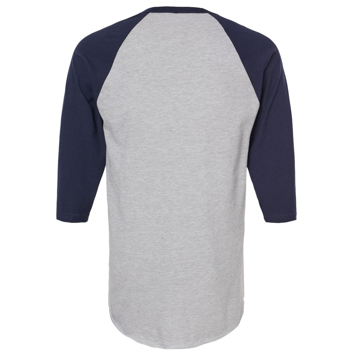 Black/Heather Charcoal T-Shirts - Tultex - Fine Jersey