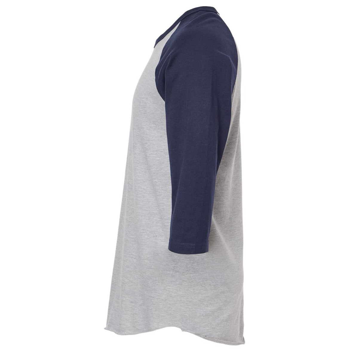 Black/Heather Charcoal T-Shirts - Tultex - Fine Jersey