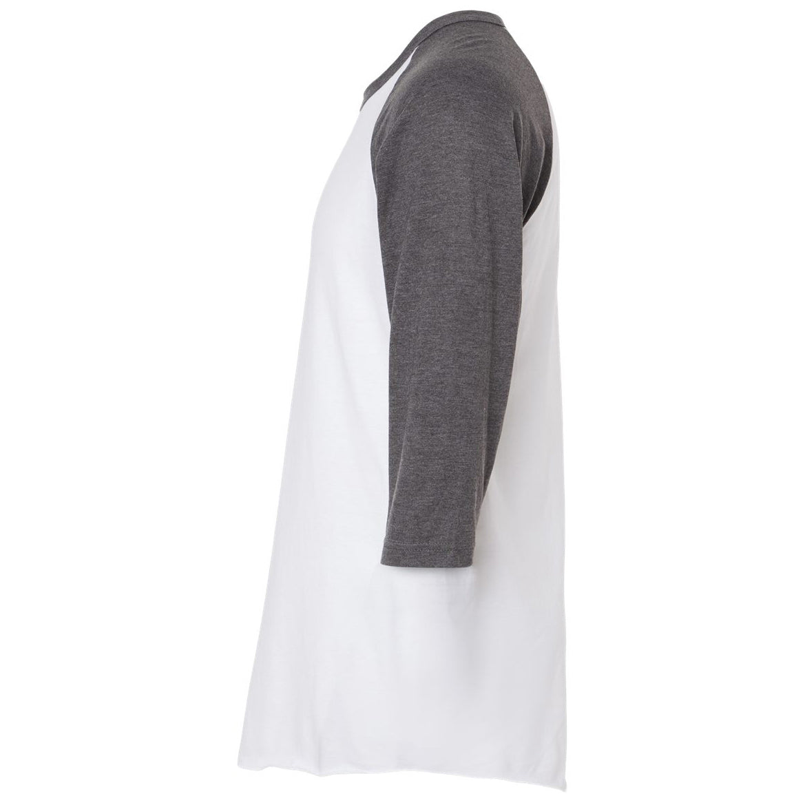 Black/Heather Charcoal T-Shirts - Tultex - Fine Jersey