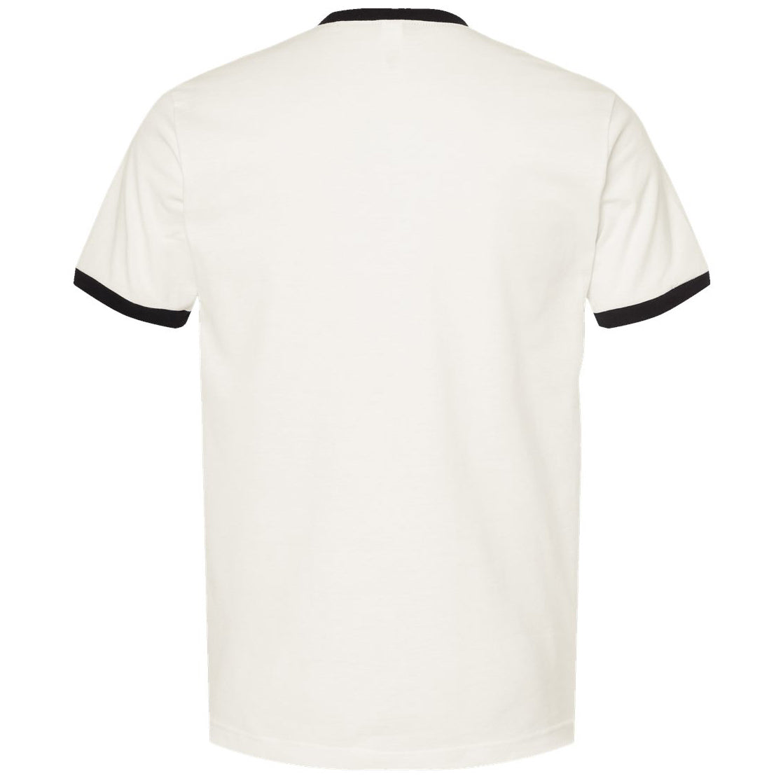 Black/White T-Shirts - Tultex - Stylish Jersey Ringer