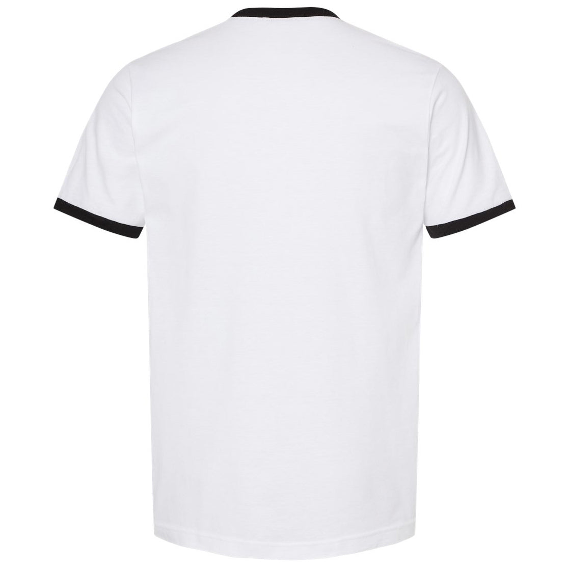 Black/White T-Shirts - Tultex - Stylish Jersey Ringer