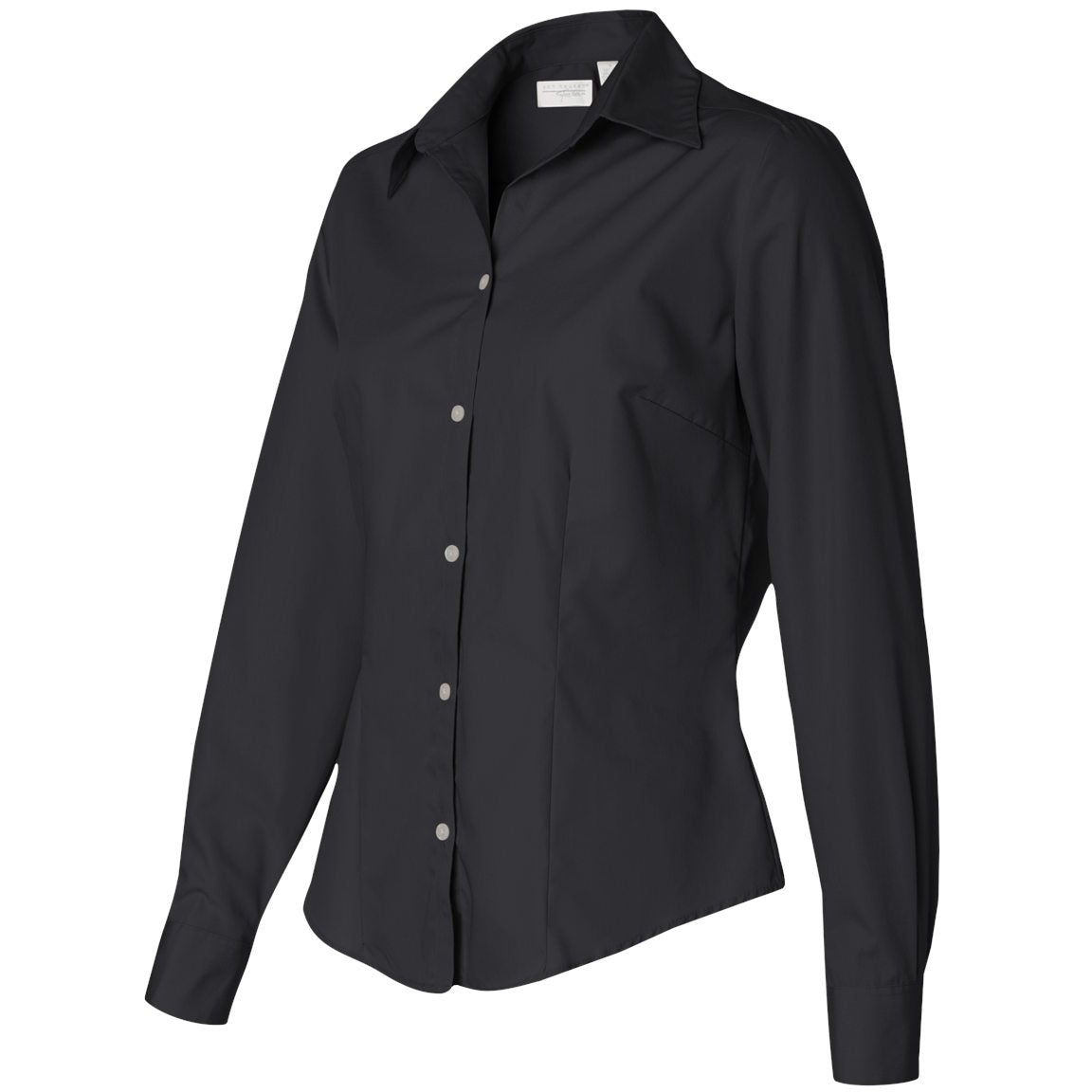 Black Button Up Shirts - Van Heusen - Silky Fabric