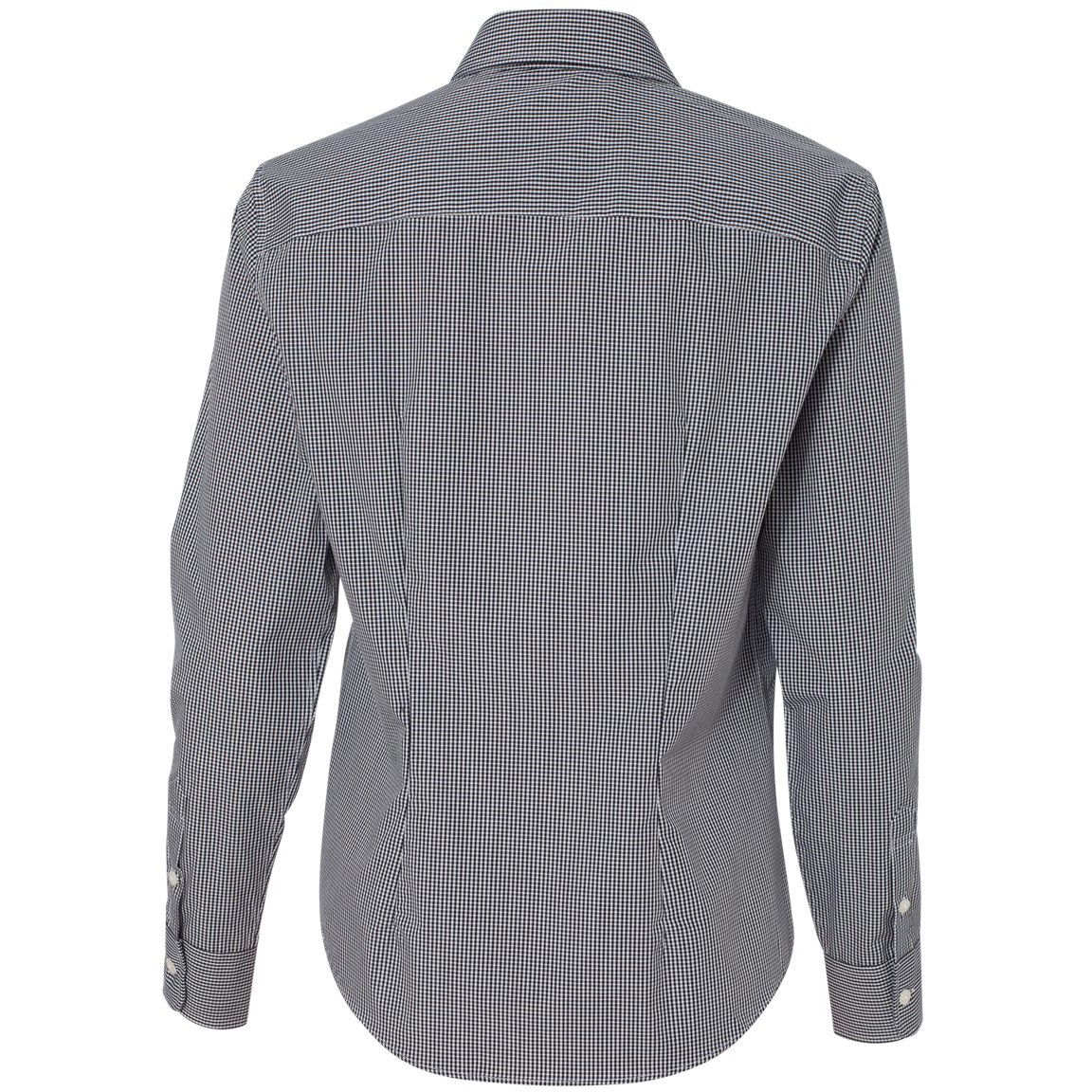 Black Gingham Button Up Shirts - Van Heusen - Women's Fit