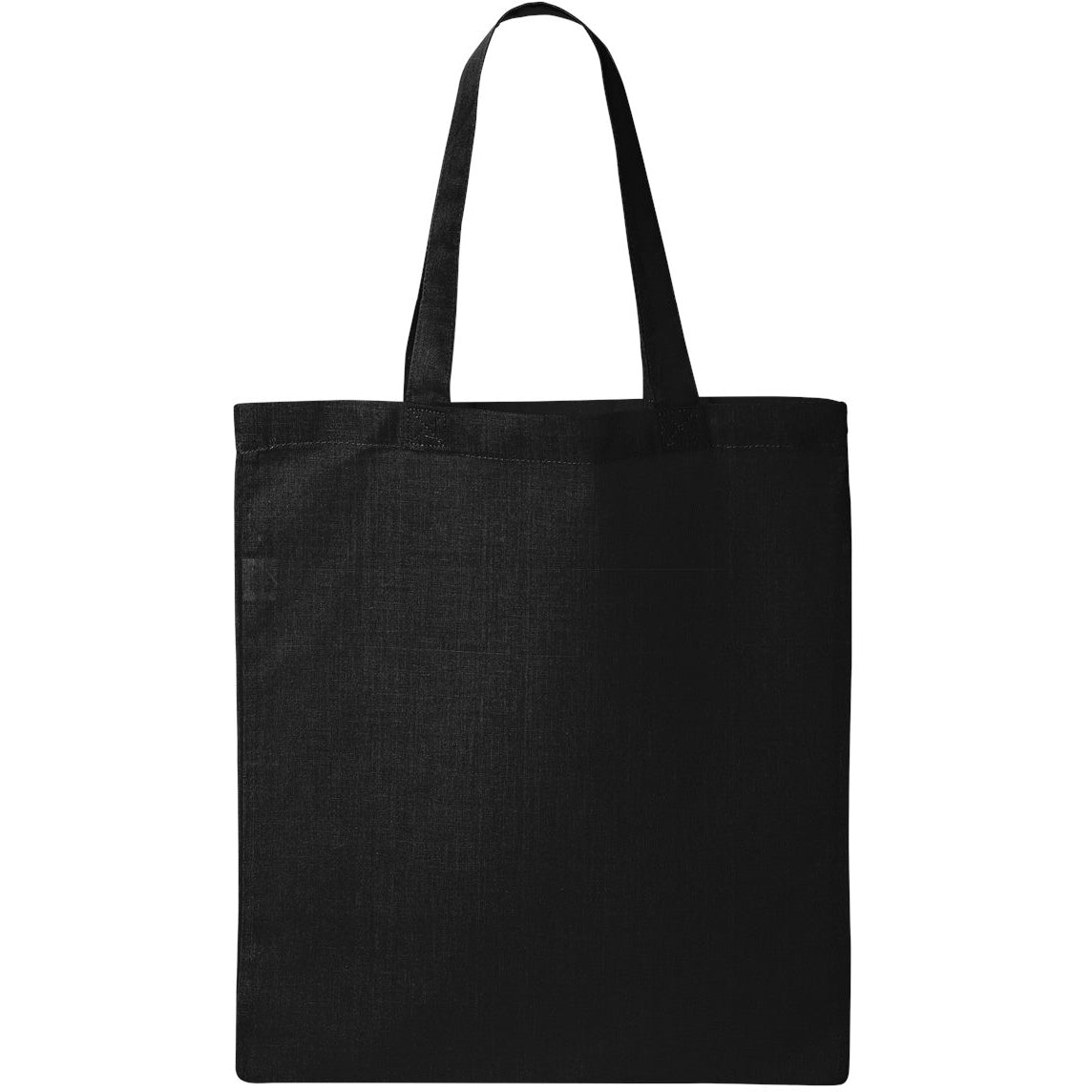 Black Tote Bags - Q-Tees - 100% Cotton Material