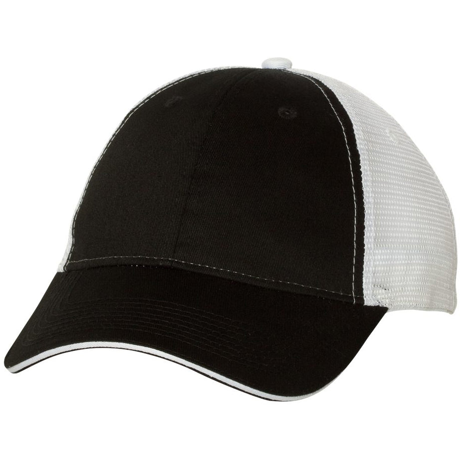 Black/Grey Ball Cap - Valucap - Comfortable Fit
