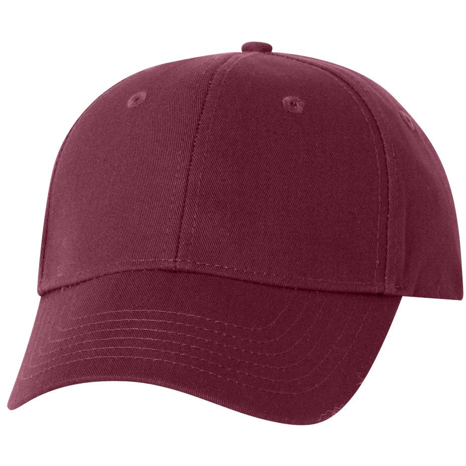 Black Ball Caps - Valucap - Cotton Twill Design