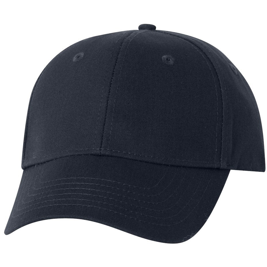 Black Ball Caps - Valucap - Cotton Twill Design